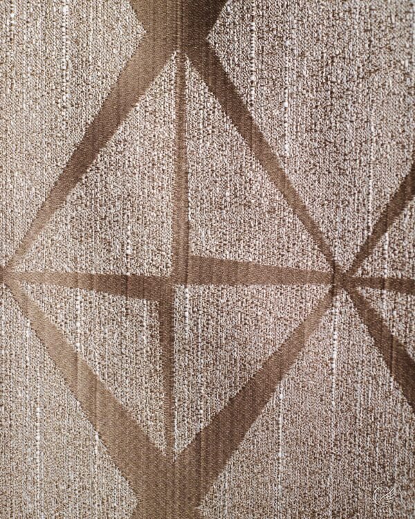 Iskenderiye Prism Lattice Textured Geometric Curtain - Image 7
