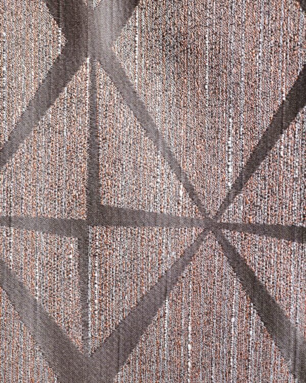 Iskenderiye Prism Lattice Textured Geometric Curtain - Image 6