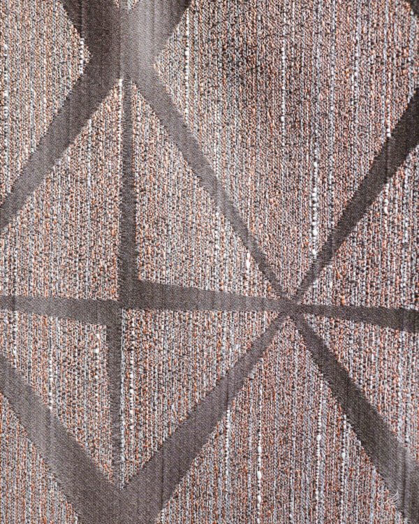 Iskenderiye Prism Lattice Textured Geometric Curtain - Image 6