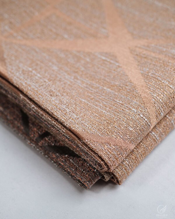Iskenderiye Prism Lattice Textured Geometric Curtain - Image 3