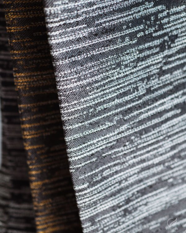 Hannover Strata Driftline Ripple Textured Curtain - Image 2