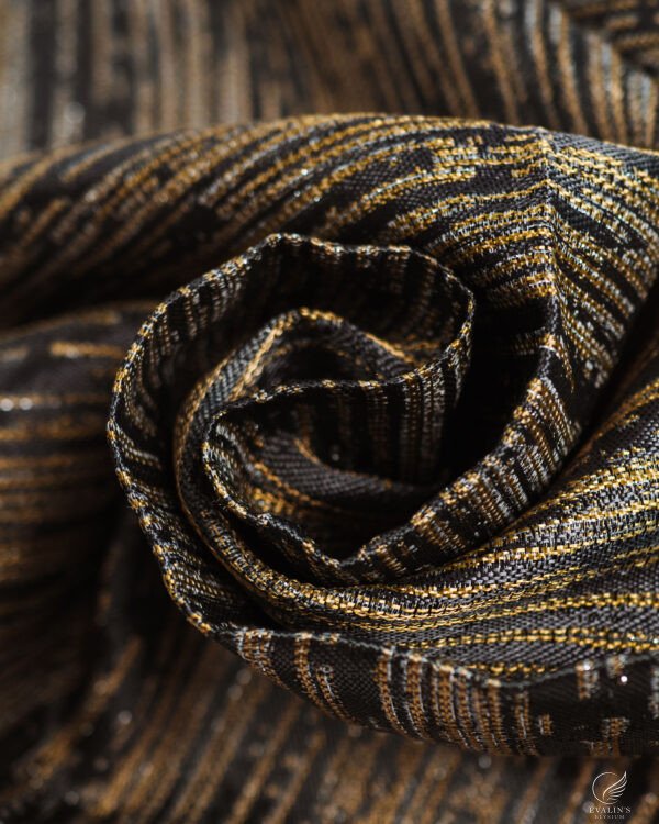 Hannover Strata Driftline Ripple Textured Curtain - Image 3