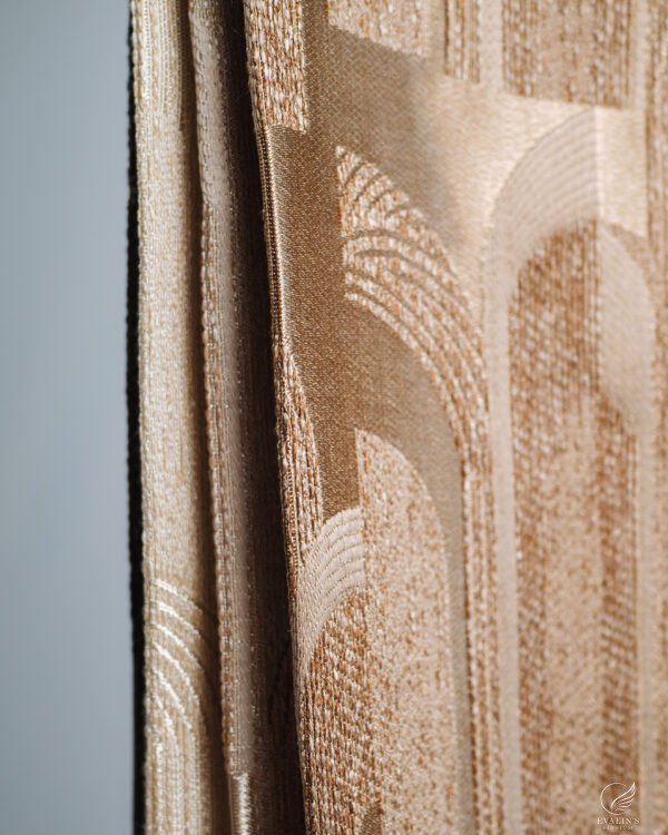 Okyanus Architectural Fan Embroidered Curtain - Image 2
