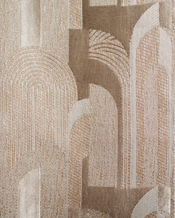 Okyanus Architectural Fan Embroidered Curtain - Image 8