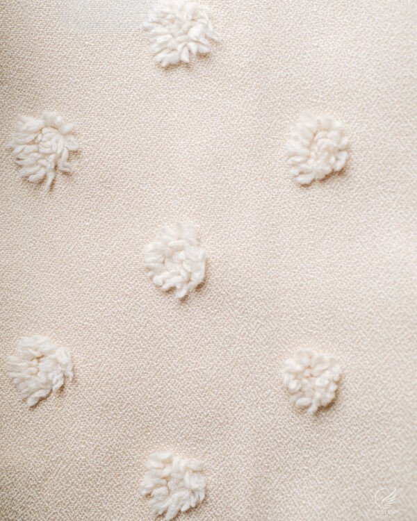 Elmas Luxe Tufted Dot Curtains - Image 8