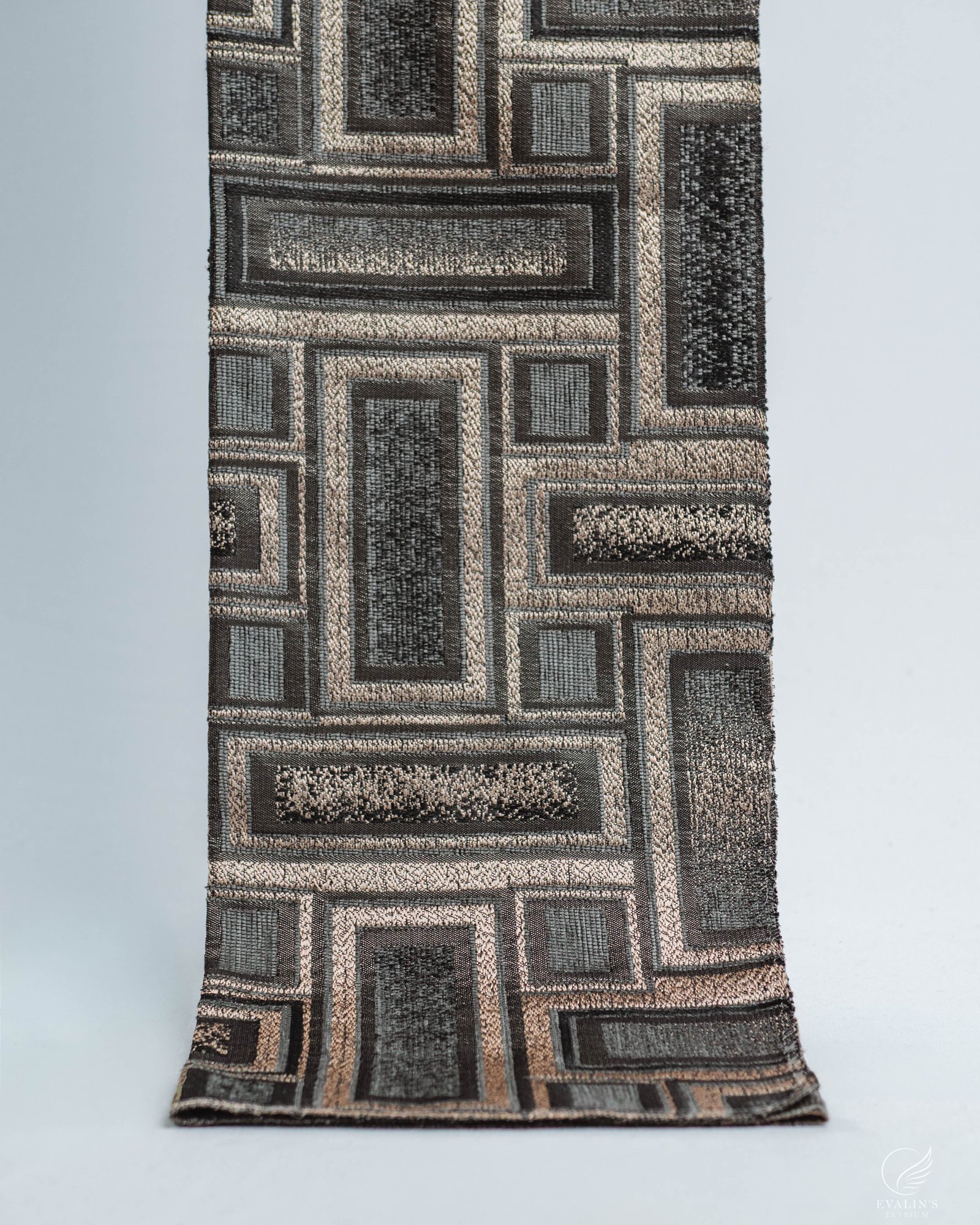 Unesco Architectural Frame Textured Curtain