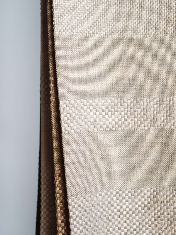 Tokyo Panel Block Weave Linen-Look Curtain - Image 2