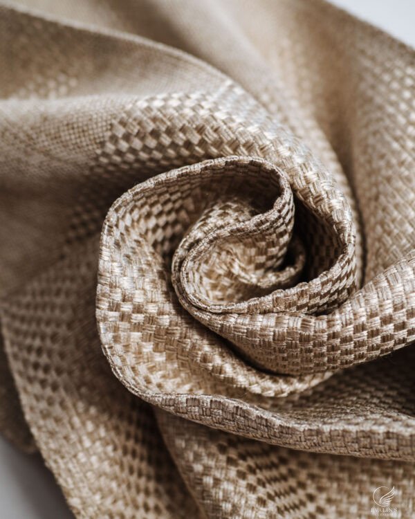 Tokyo Panel Block Weave Linen-Look Curtain - Image 5