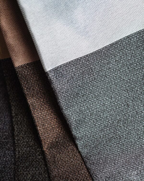 Stuttgart Contemporary Band Colorblock Curtain - Image 2