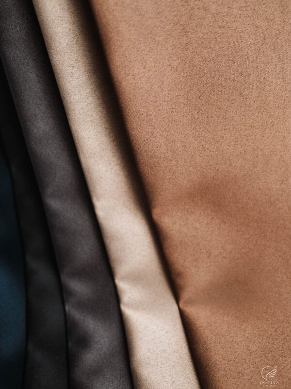 Royal Blackout Silken Panel Stripe Curtain - Image 3