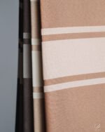 Royal Blackout Silken Panel Stripe Curtain - Image 2