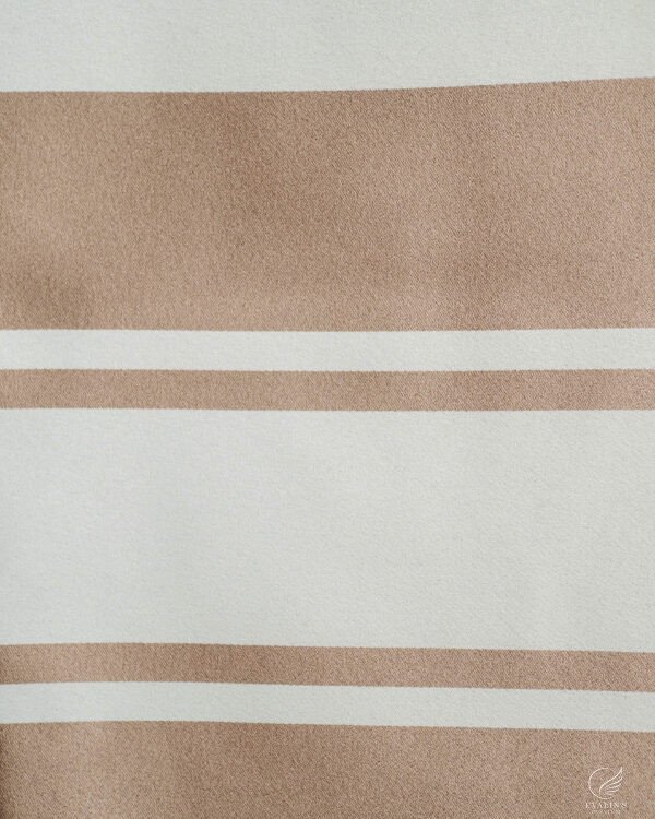 Royal Blackout Silken Panel Stripe Curtain - Image 9