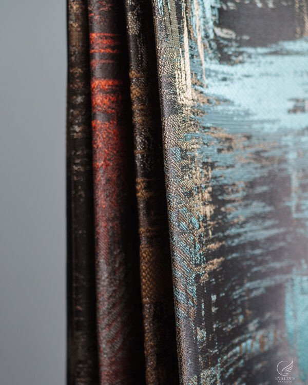 Maraton Modern Etch Textured Woven Curtain - Image 3