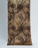 Foca Plume Motif Textured Woven Sheer Curtain