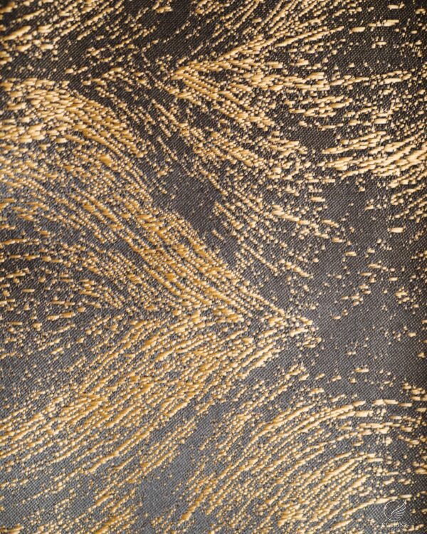 Foca Plume Motif Textured Woven Sheer Curtain - Image 24
