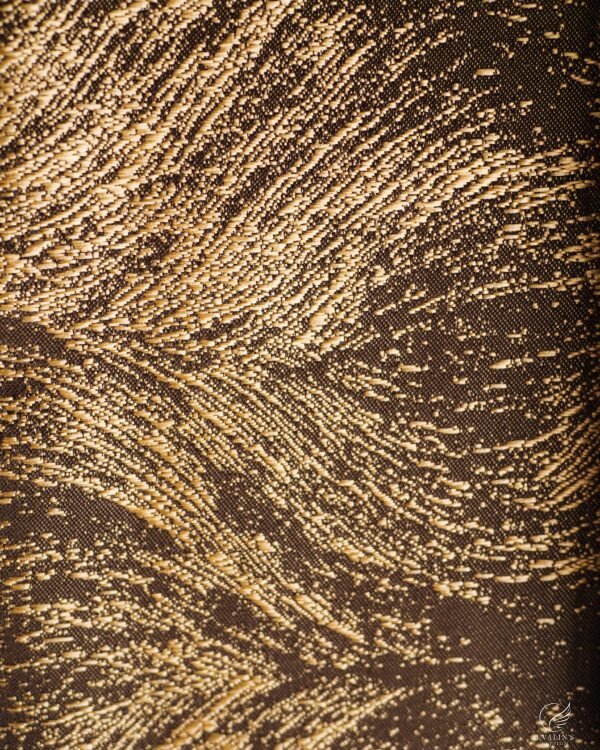 Foca Plume Motif Textured Woven Sheer Curtain - Image 23