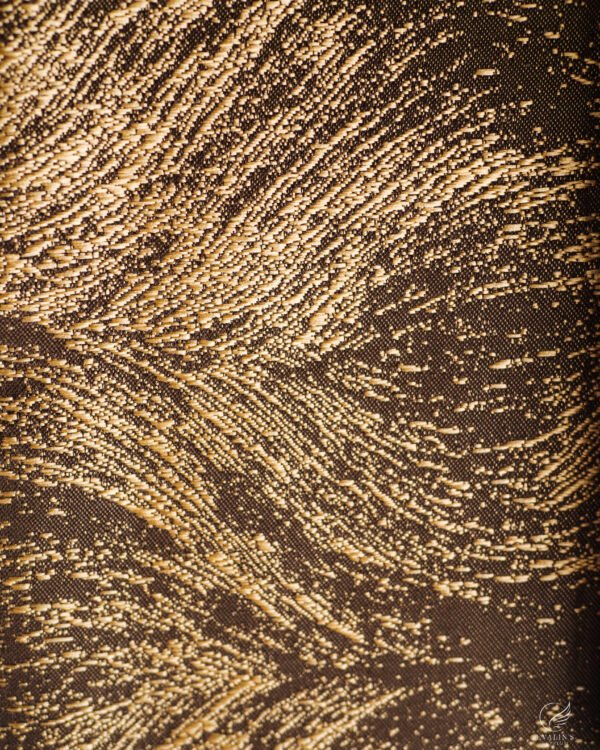 Foca Plume Motif Textured Woven Sheer Curtain - Image 23