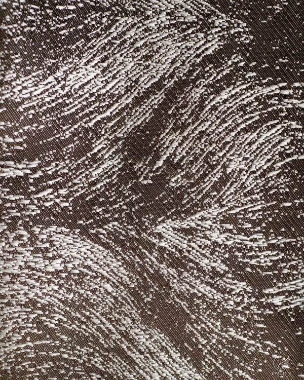 Foca Plume Motif Textured Woven Sheer Curtain - Image 22