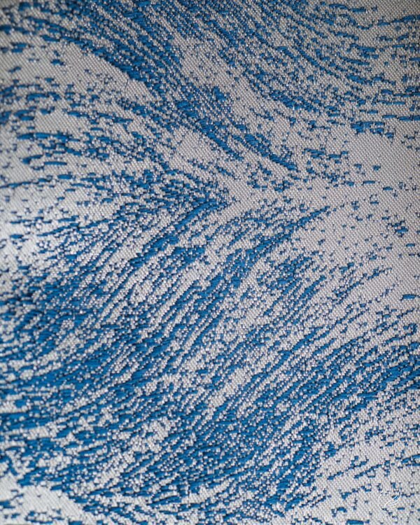 Foca Plume Motif Textured Woven Sheer Curtain - Image 4