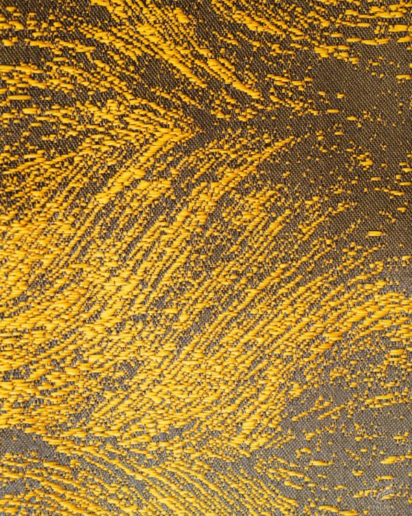 Foca Plume Motif Textured Woven Sheer Curtain - Image 6