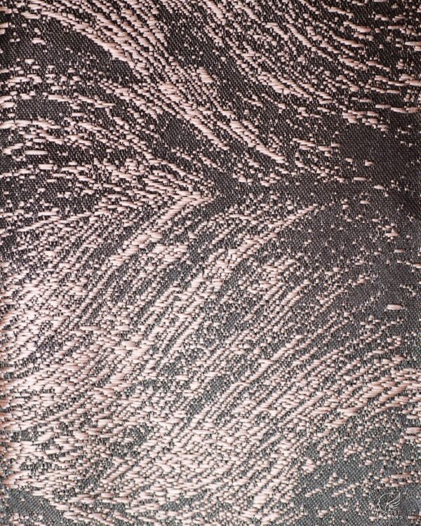 Foca Plume Motif Textured Woven Sheer Curtain - Image 5