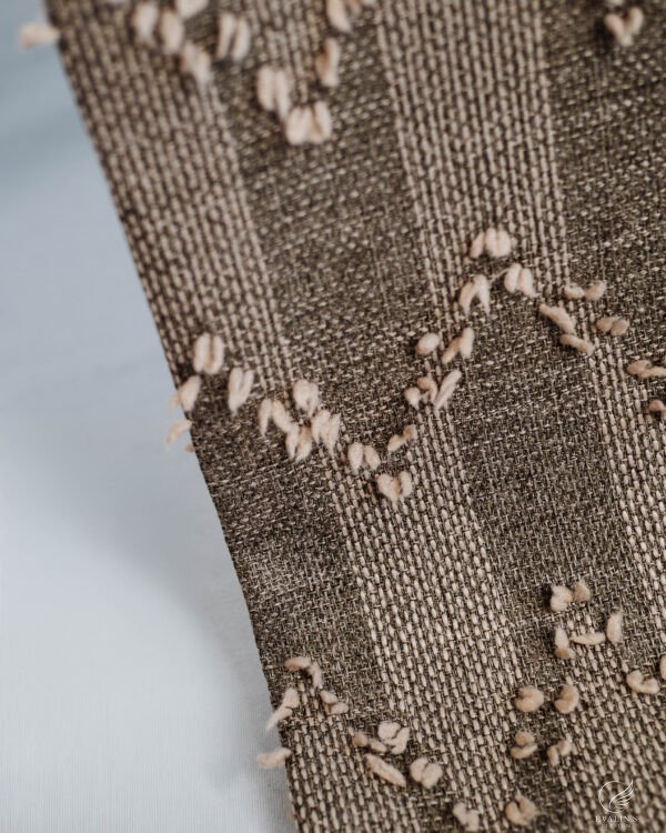 Grafiti Diamond Drift Textured Embroidery Curtain - Image 2
