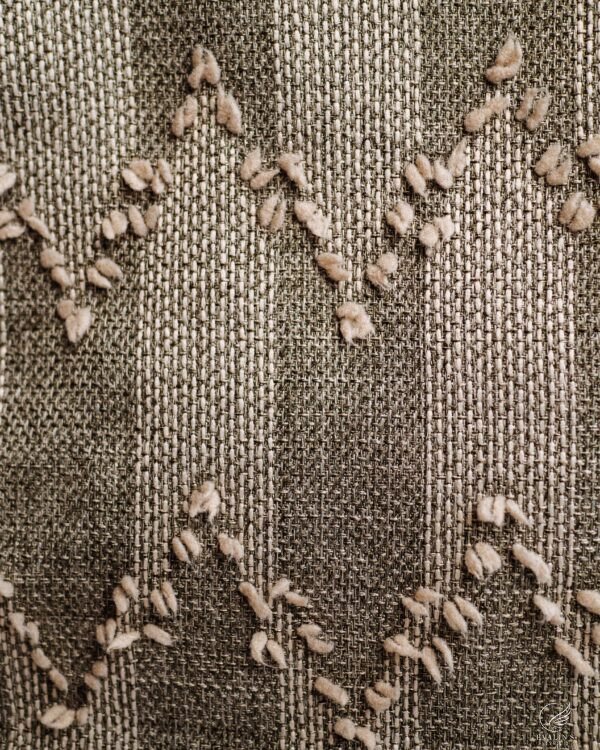 Grafiti Diamond Drift Textured Embroidery Curtain - Image 12