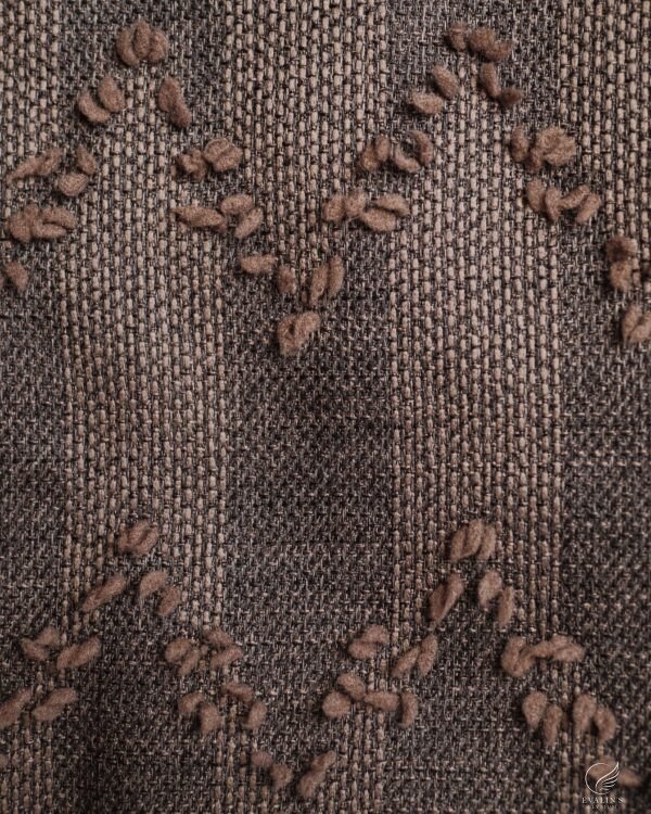 Grafiti Diamond Drift Textured Embroidery Curtain - Image 9