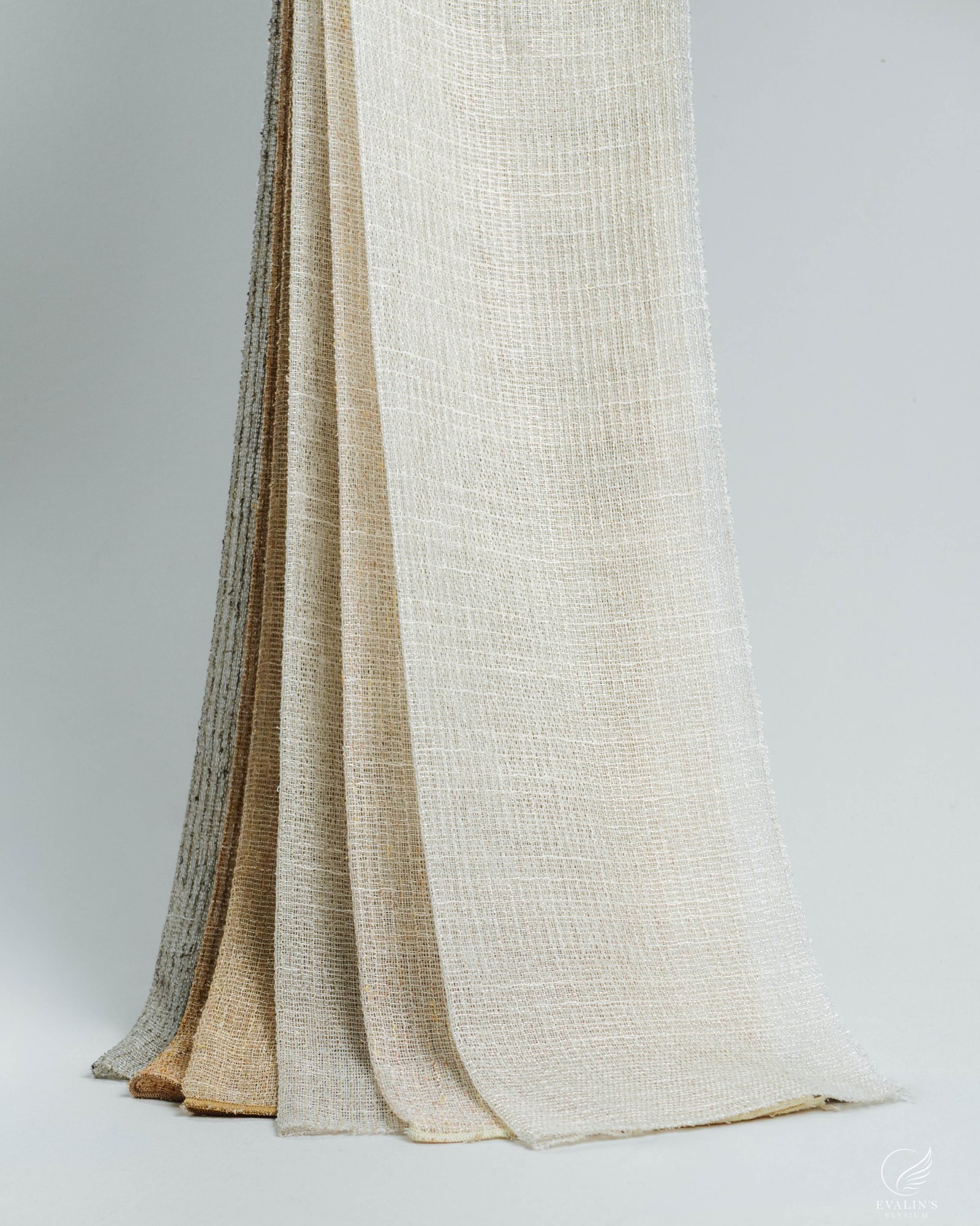 441 Rustic Mesh Textured Linen-Look Sheer