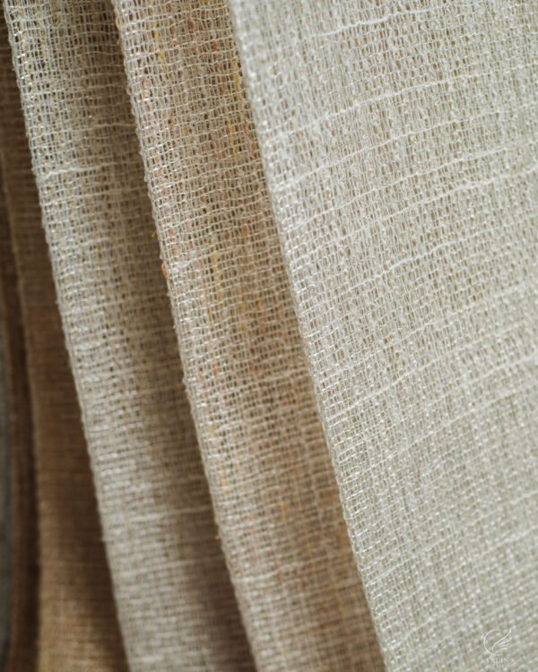 441 Rustic Mesh Textured Linen-Look Sheer - Image 2