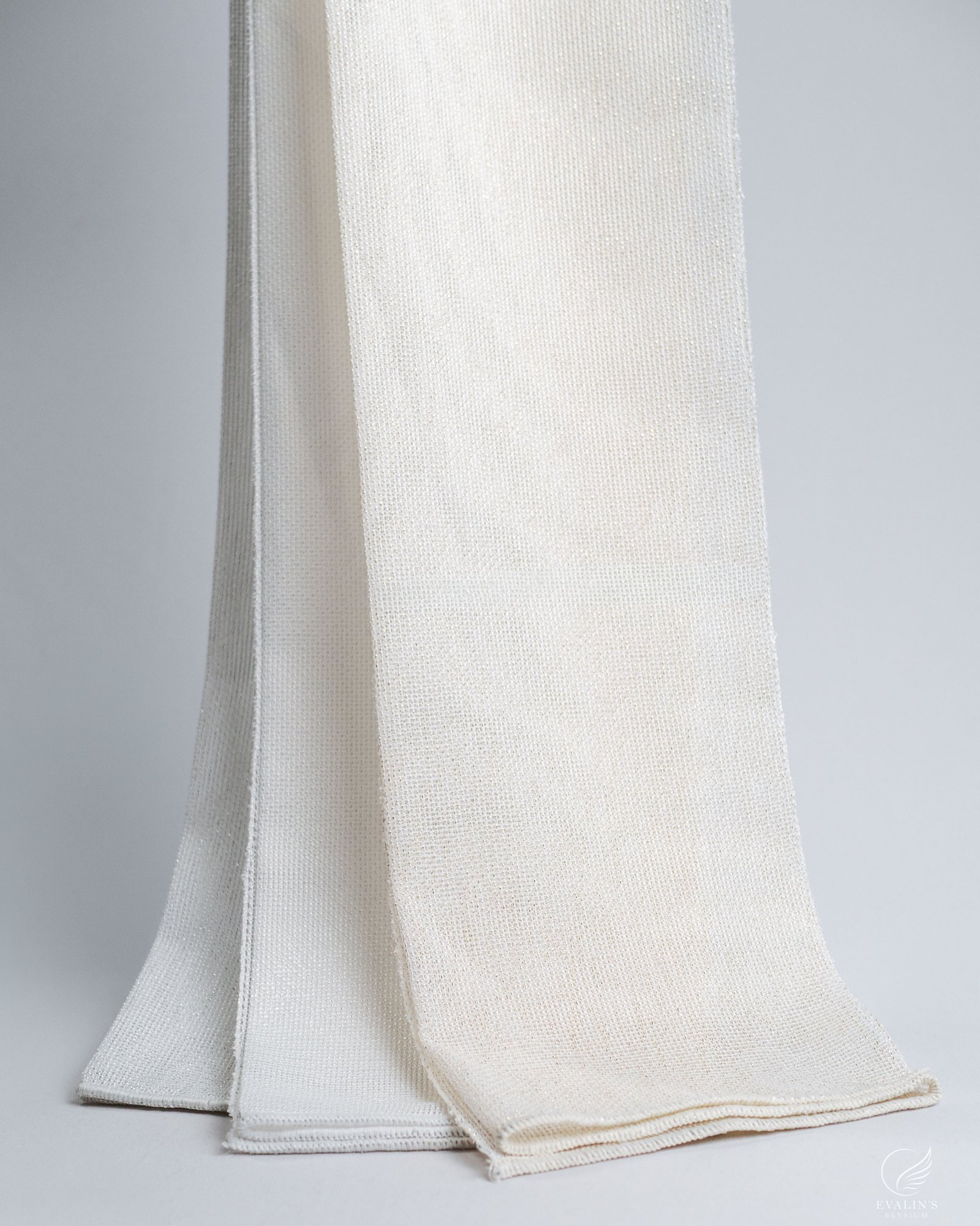 Napolion Soft Mesh Textured Sparkling Net Sheer