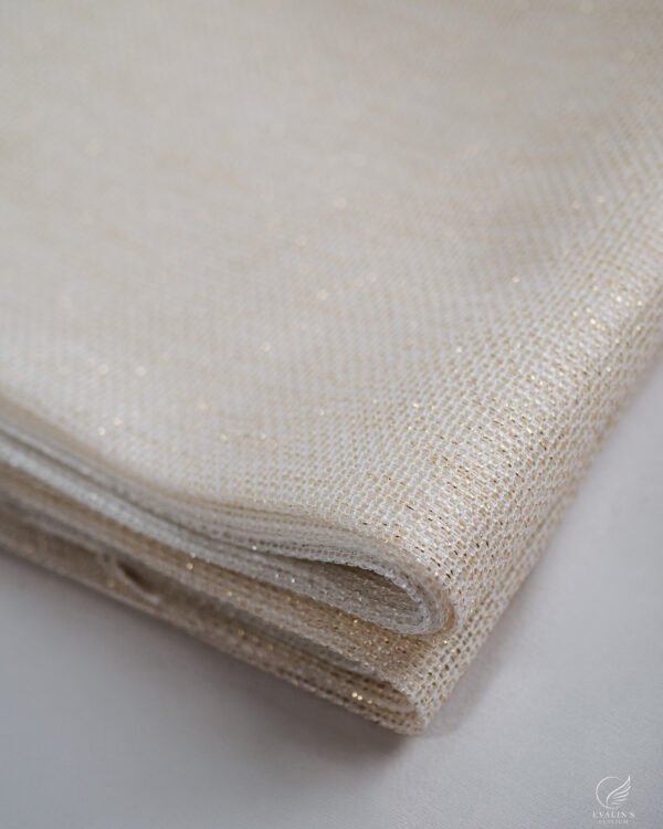 Napolion Soft Mesh Textured Sparkling Net Sheer - Image 5