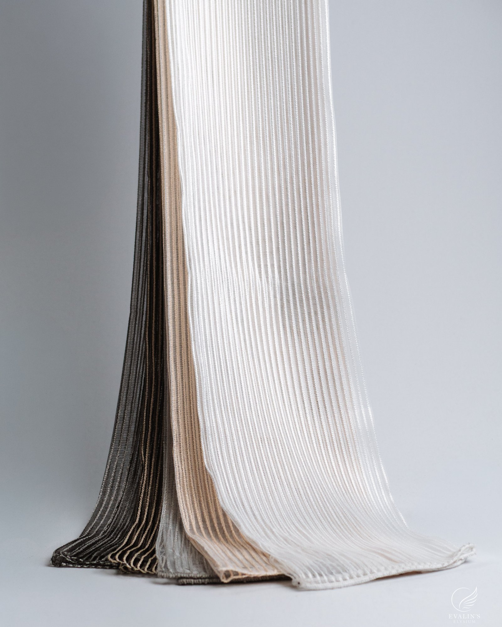 Dolce Linear Veil Ribbed Sheer
