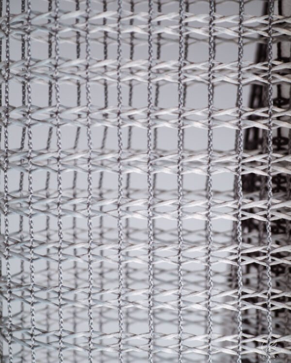 Barlas Harbor Grid Textured Net Sheer - Image 8