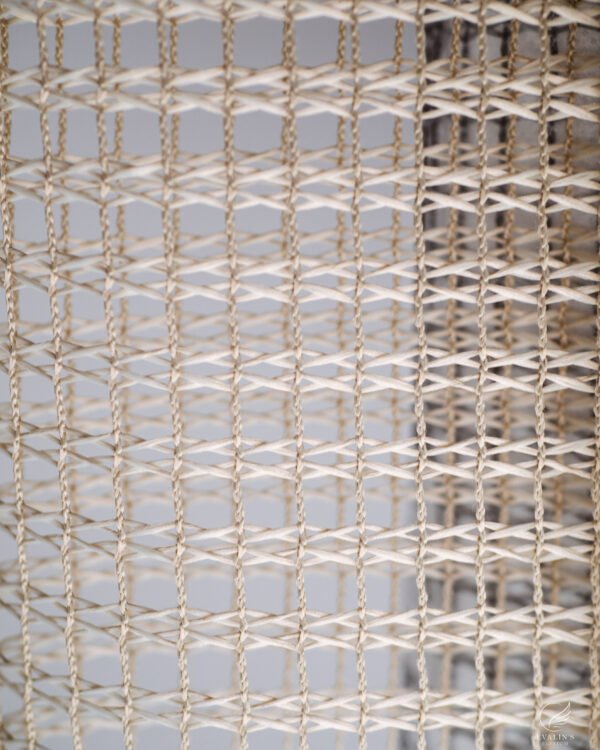 Barlas Harbor Grid Textured Net Sheer - Image 9