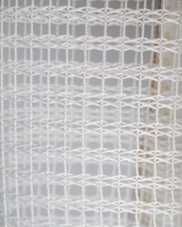 Barlas Harbor Grid Textured Net Sheer - Image 10