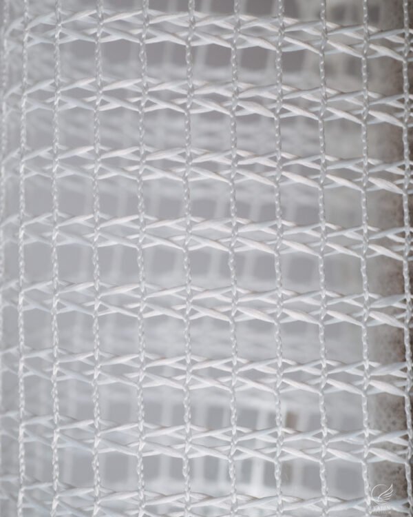 Barlas Harbor Grid Textured Net Sheer - Image 11