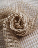 Barlas Harbor Grid Textured Net Sheer - Image 5
