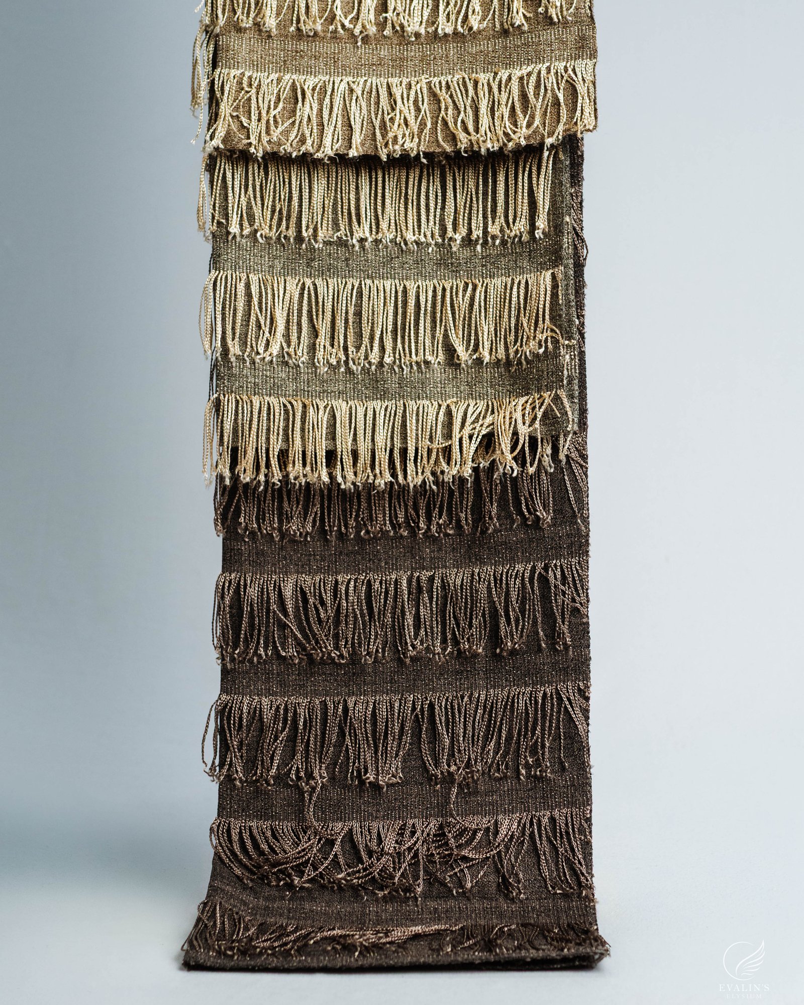 Moscova Tiered Fringe Textured Curtains
