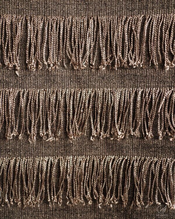 Moscova Tiered Fringe Textured Curtains - Image 8